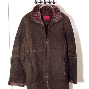 Vtg Juliet Michells by Adler Faux Big Cat Fur Coat Sz XL